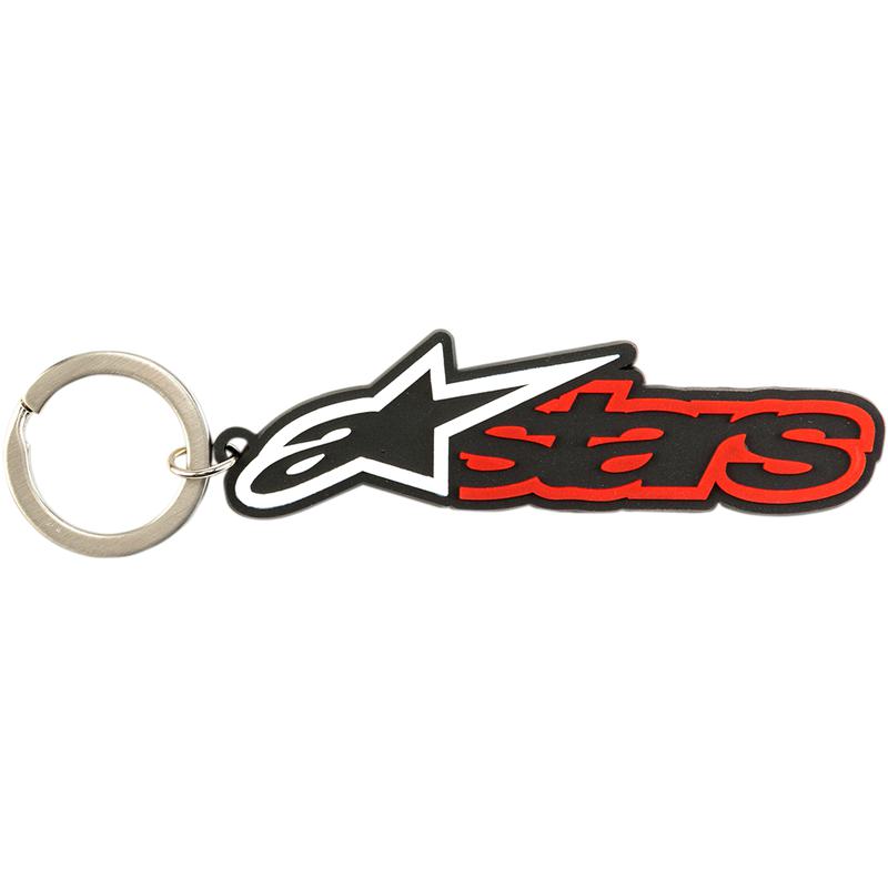Keychain Key Fob - Blaze - Red Black
