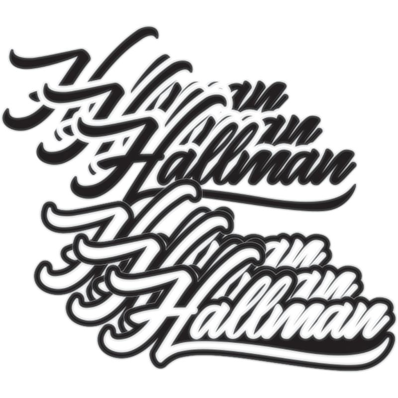 Decal Sheet - Hallman - Original - 6 Pack