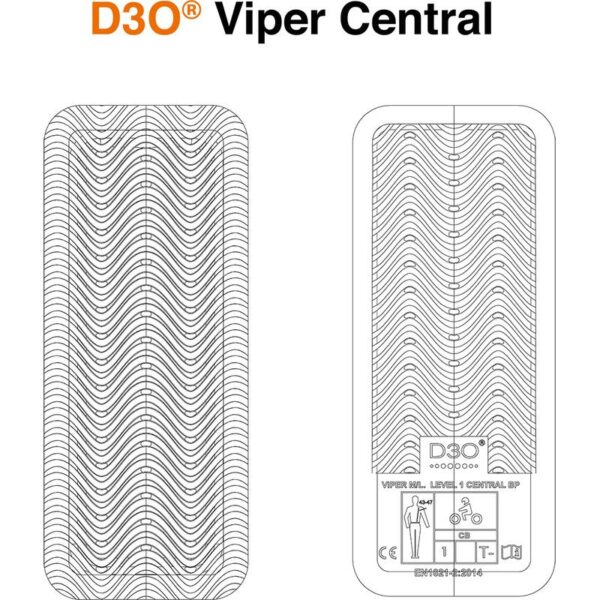 D3O Viper Central Back Impact Protector