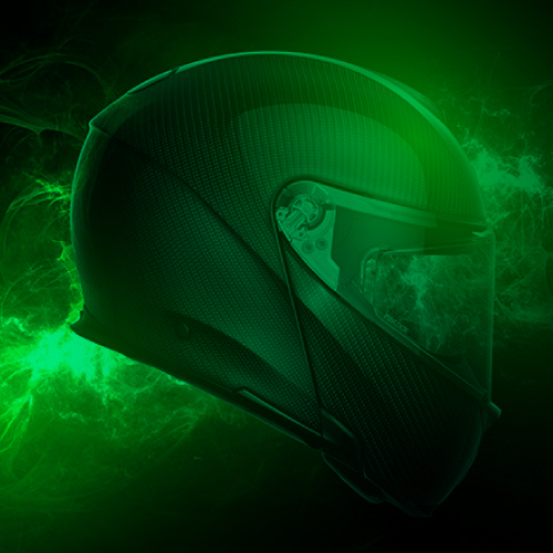 Generic Helmet with green background